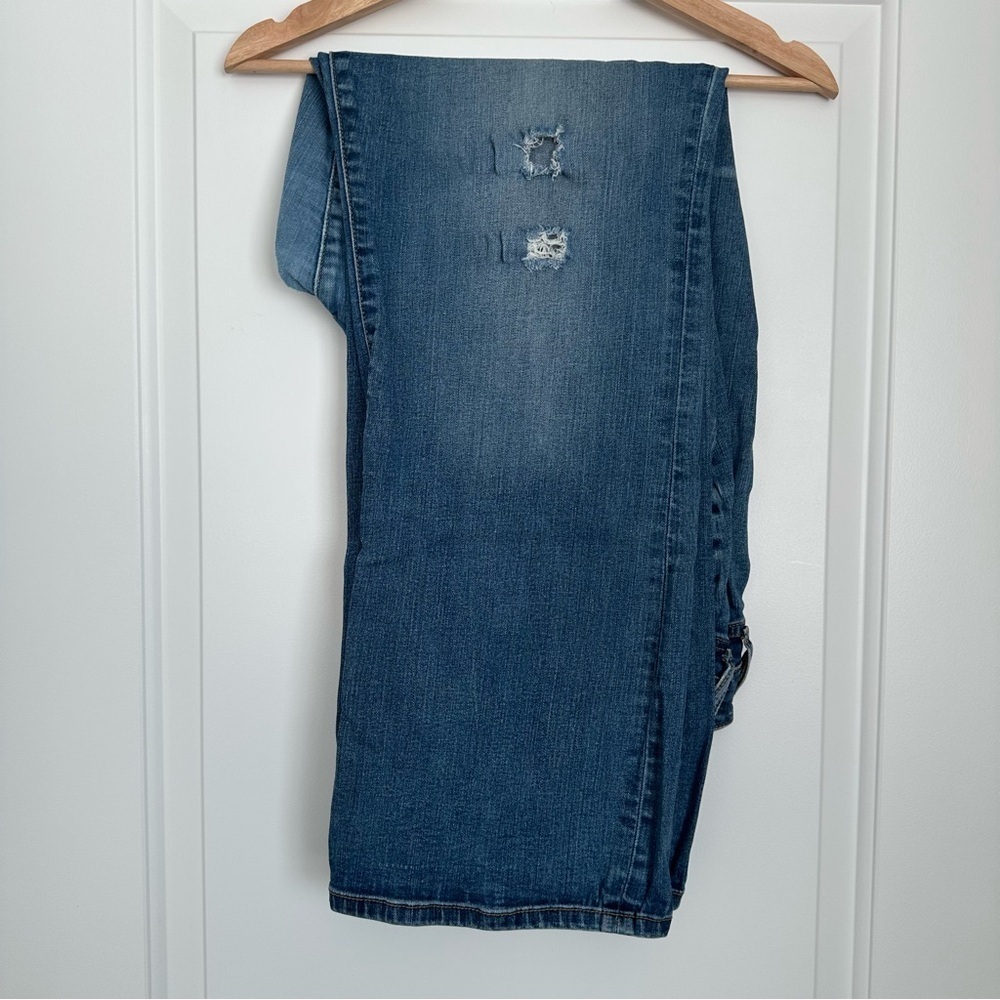 Torrid Casual Distressed Blue Denim Jeans